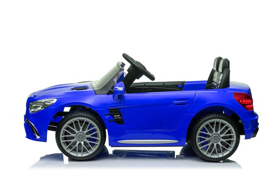 Licencirani auto na akumulator Mercedes SL65 S LCD - plavi/lakirani