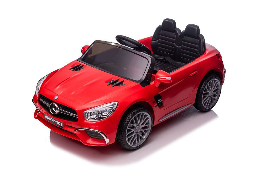 Licencirani auto na akumulator Mercedes SL65 S LCD - crveni/lakirani