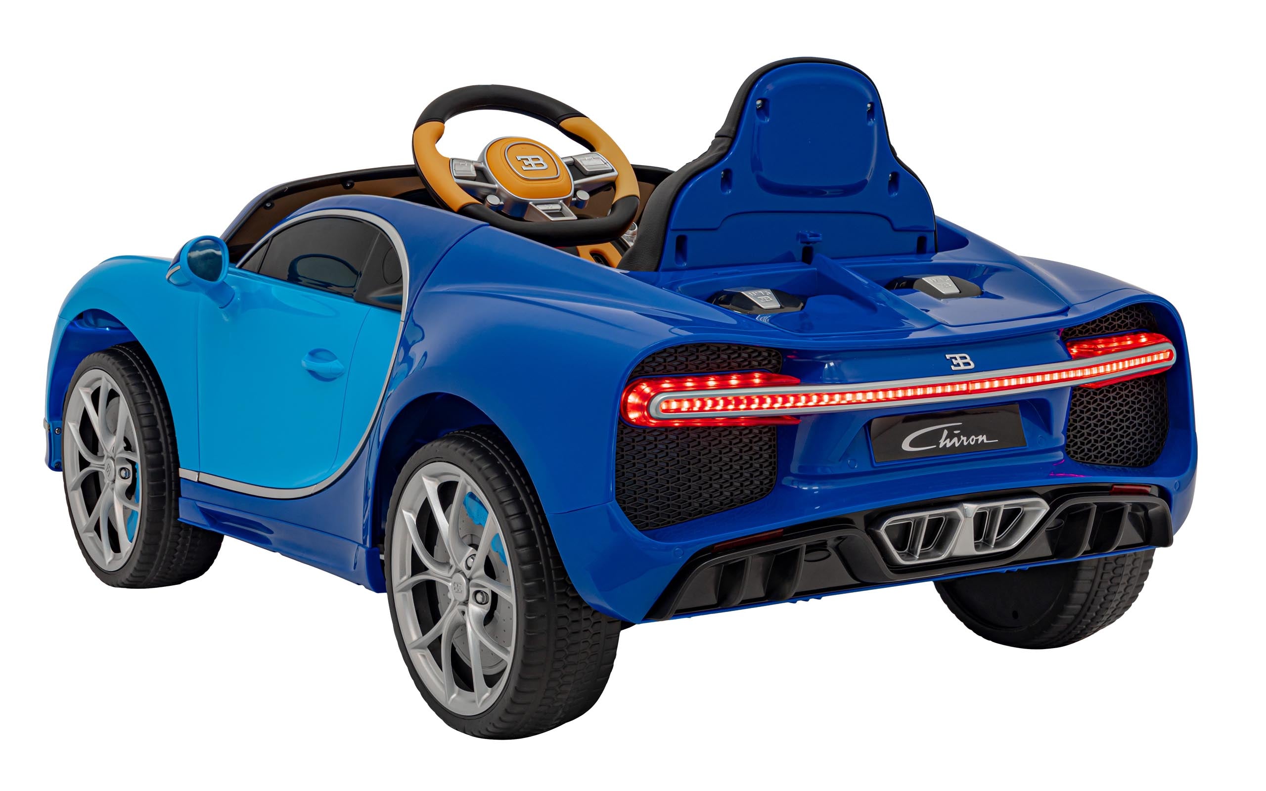 Licencirani auto na akumulator Bugatti Chiron - plavi