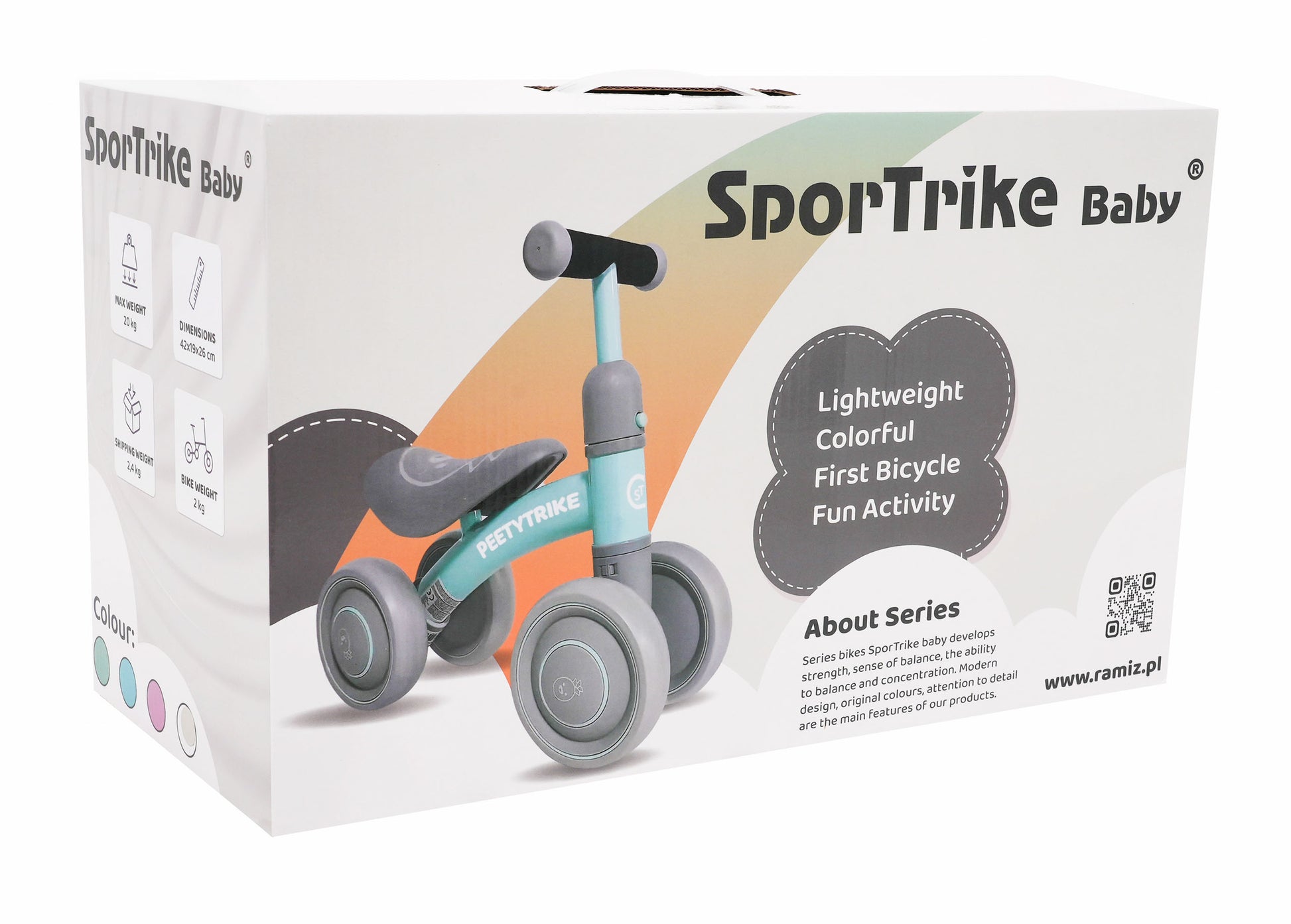 Bicikl bez pedala PettyTrike Z7 - plavi