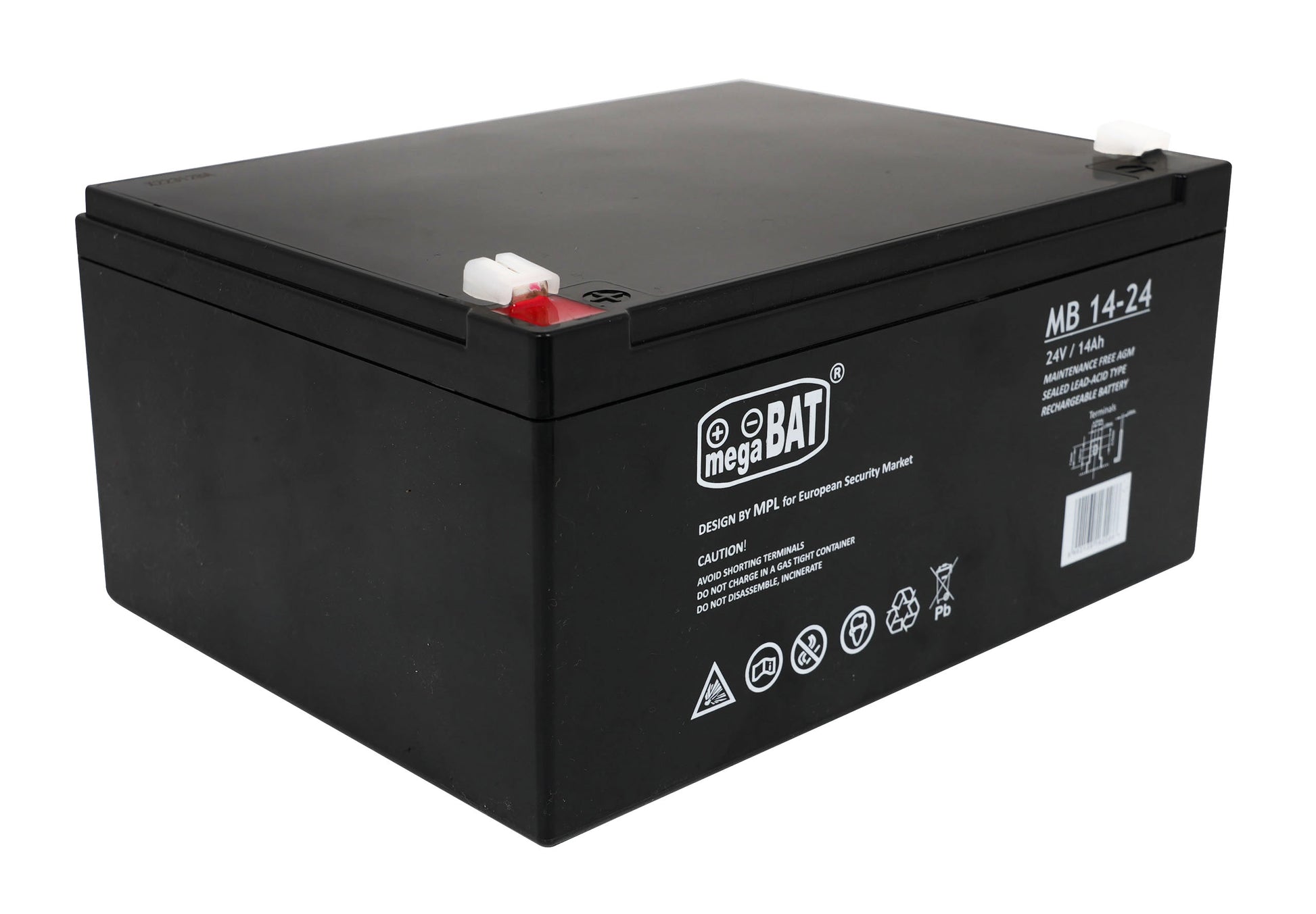 Vehicle parts battery 24V 14AH
