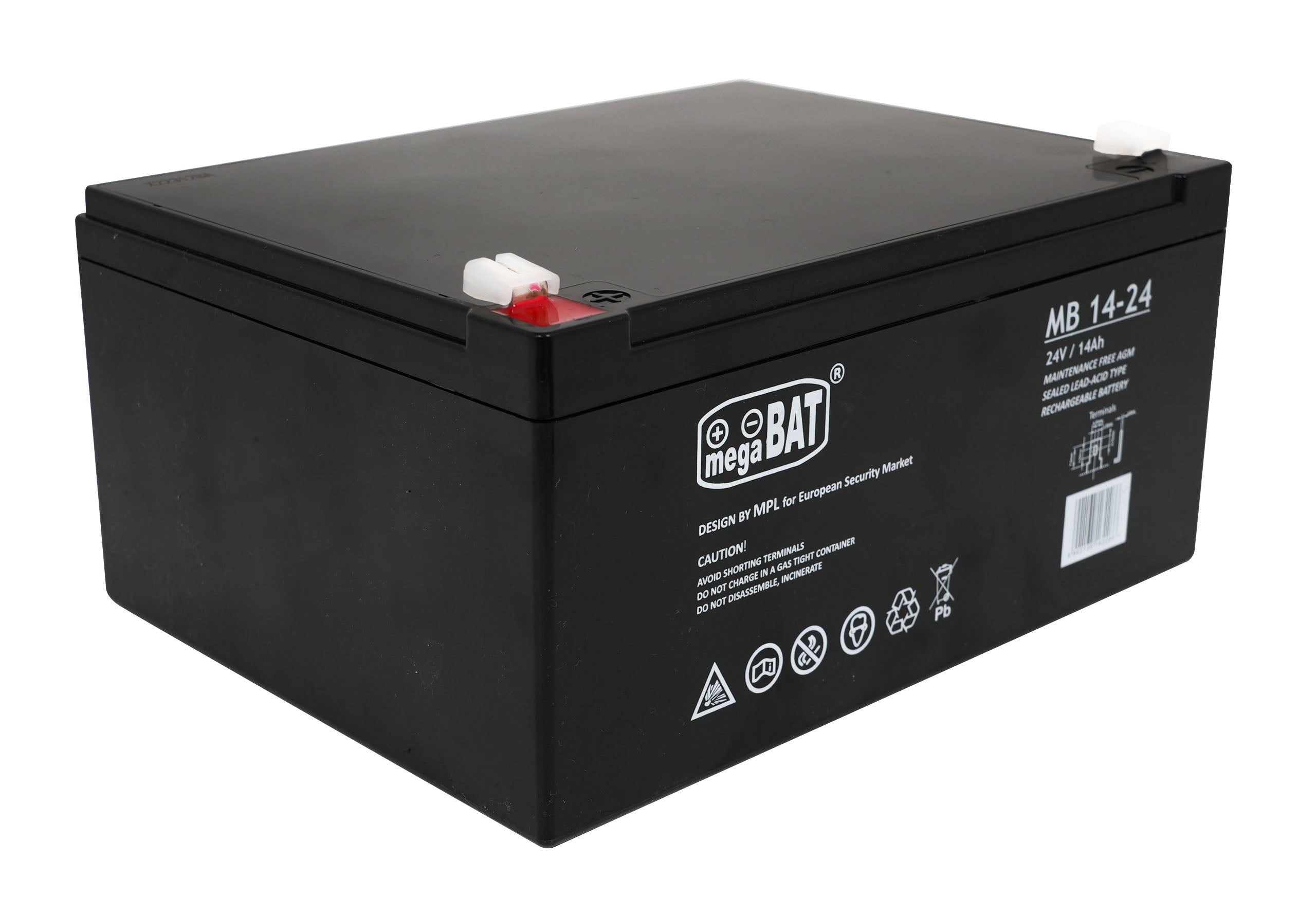 Vehicle parts battery 24V 14AH