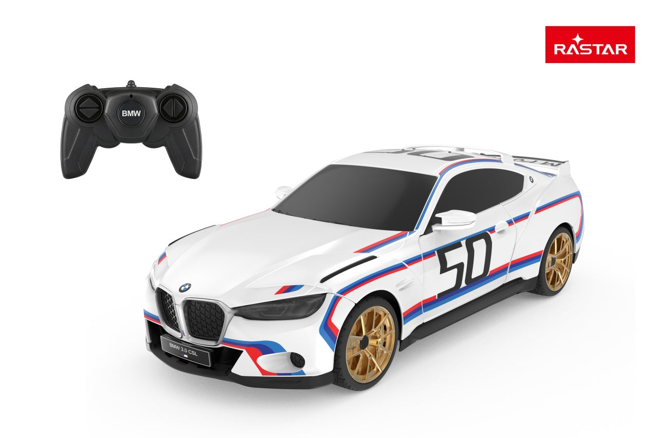Licencirani auto na daljinsko upravljanje 1:24 BMW 3.0 CSL RASTAR - bijeli