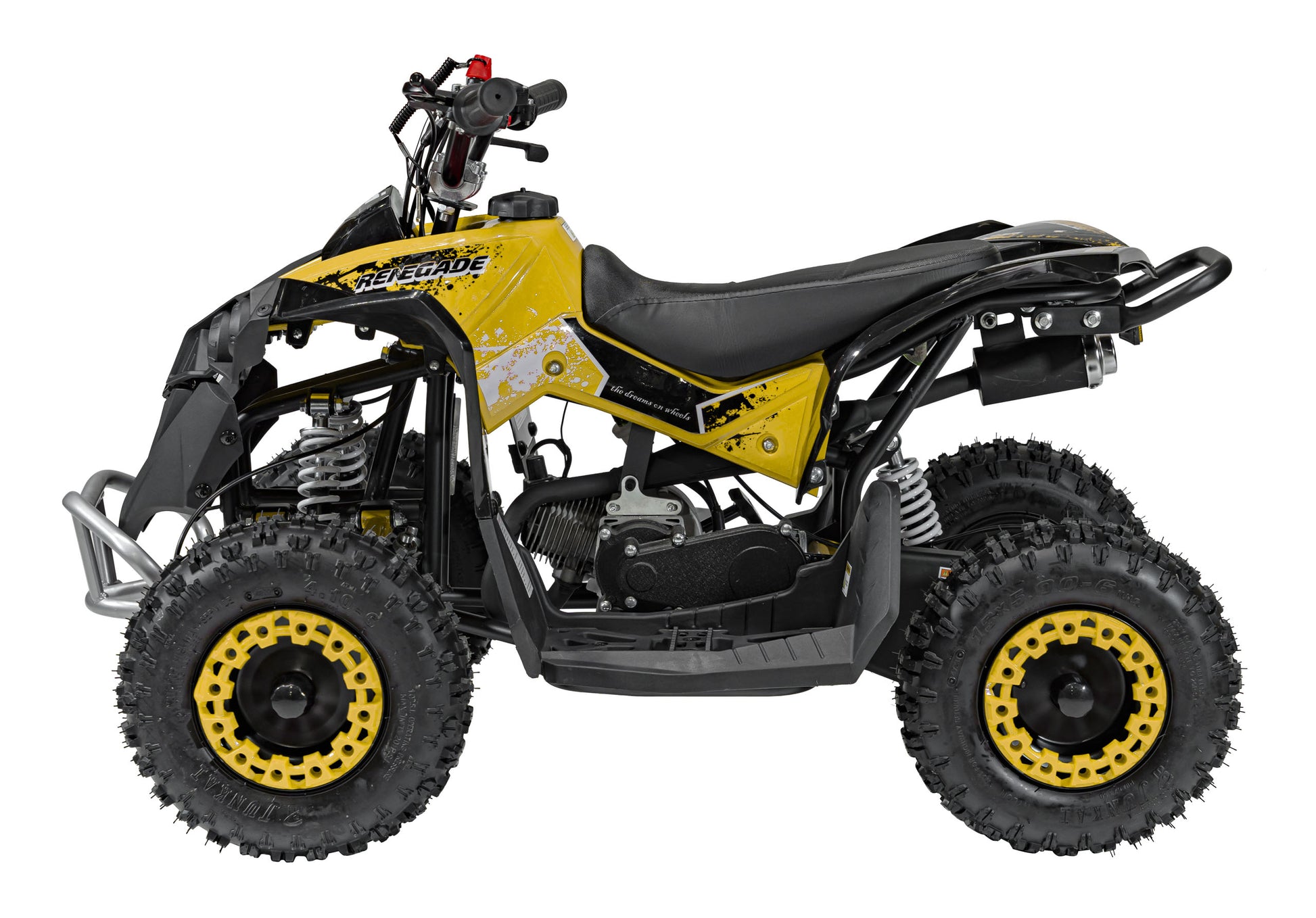 Quad na akumulator RENEGADE HighPer 49CC Combustion - žuti