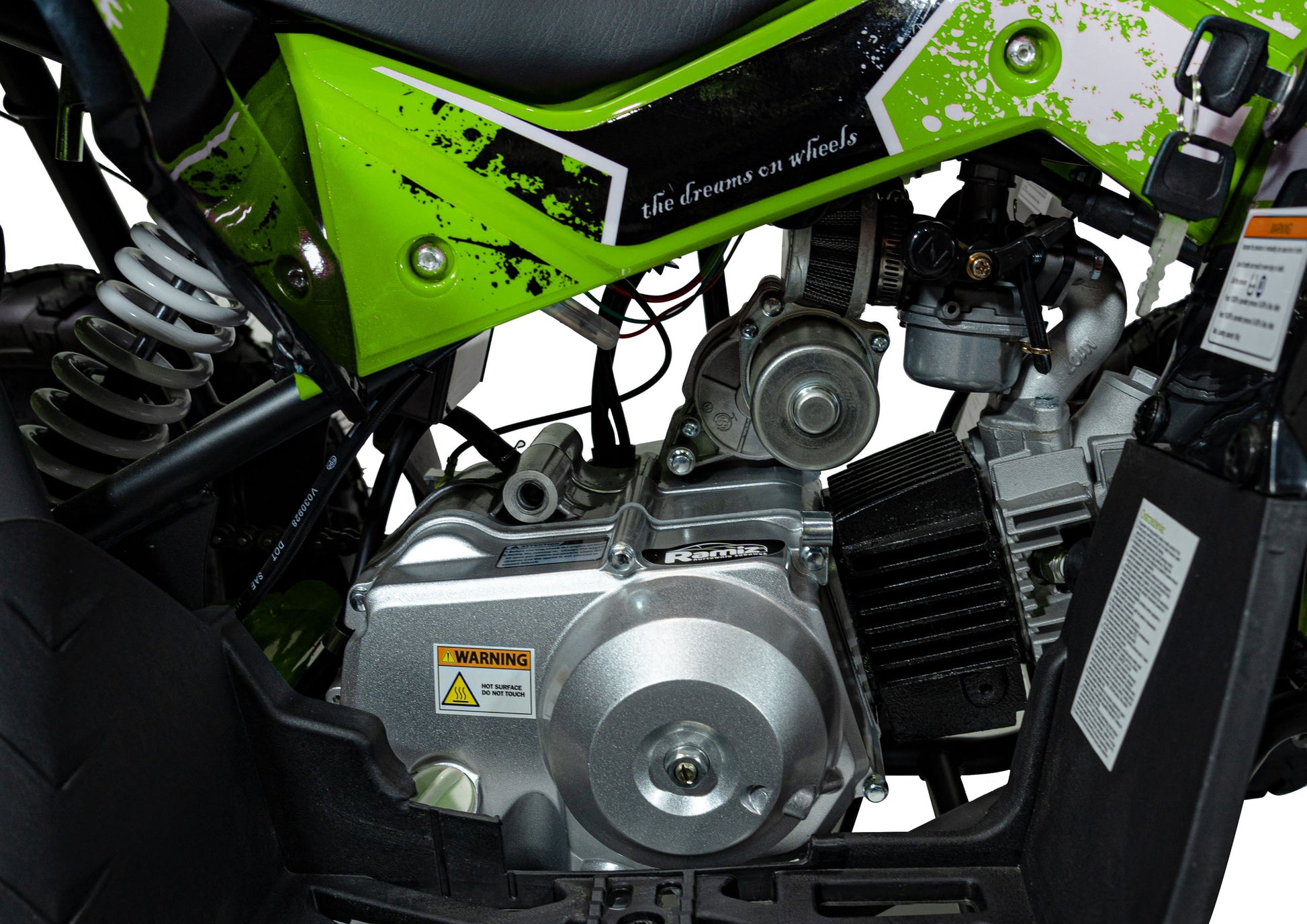 Quad na benzin RENEGADE HighPer 110CC Combustion - zeleni