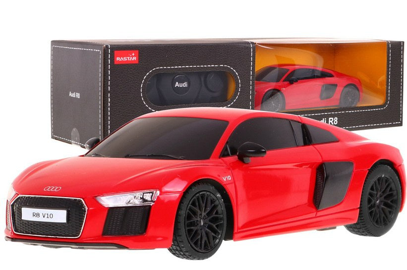 Licencirani auto na daljinsko upravljanje Audi R8 1:24 RASTAR - crveni