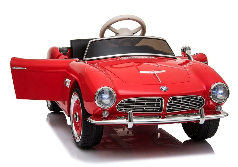 Licencirani auto na akumulator BMW Retro - crveni/lakirani