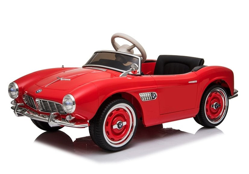 Licencirani auto na akumulator BMW Retro - crveni/lakirani