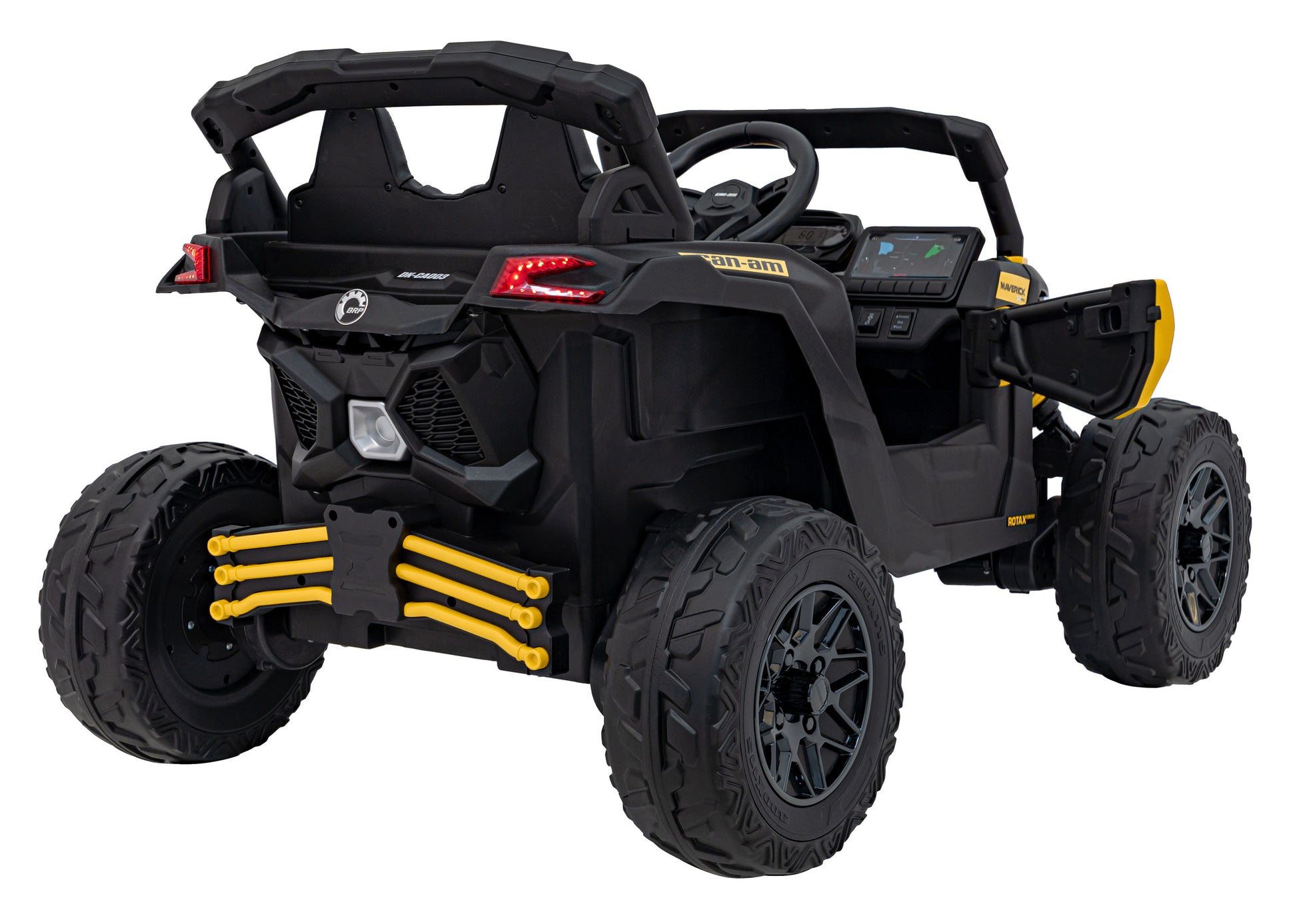 Buggy na akumulator ATV CAN-AM Maverick 4×4 – žuti