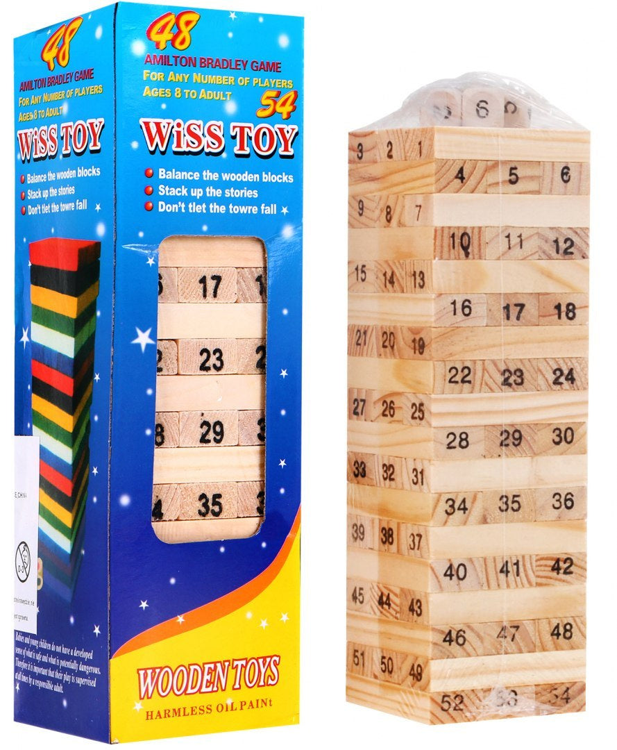 Jenga - 19 cm x 5,5 cm x 5,5 cm