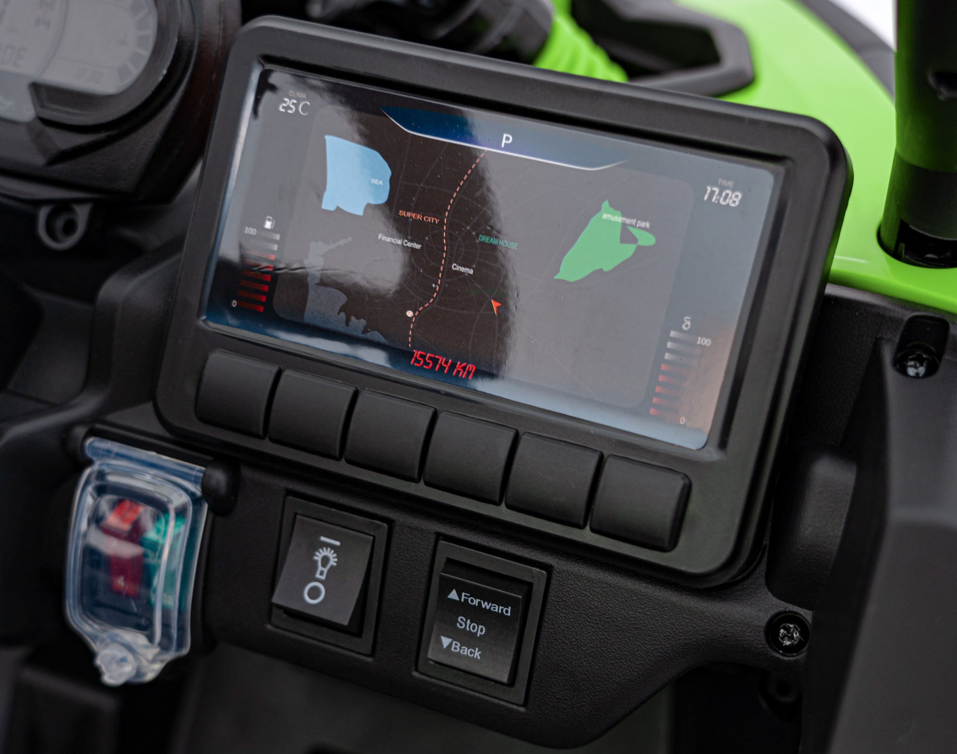 Buggy na akumulator ATV CAN-AM Maverick 4x4 - zeleni