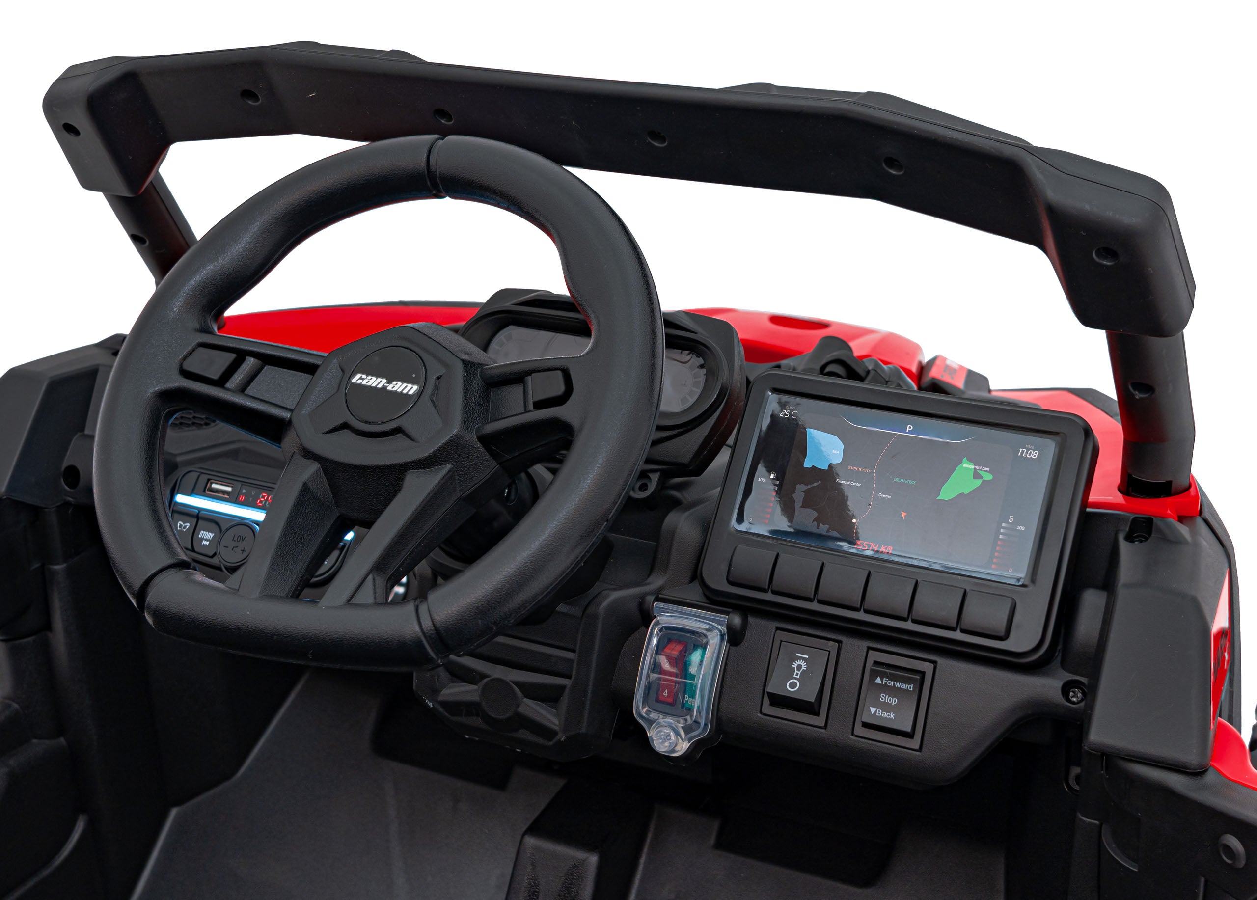 Buggy na akumulator ATV CAN-AM Maverick 4x4 - crveni