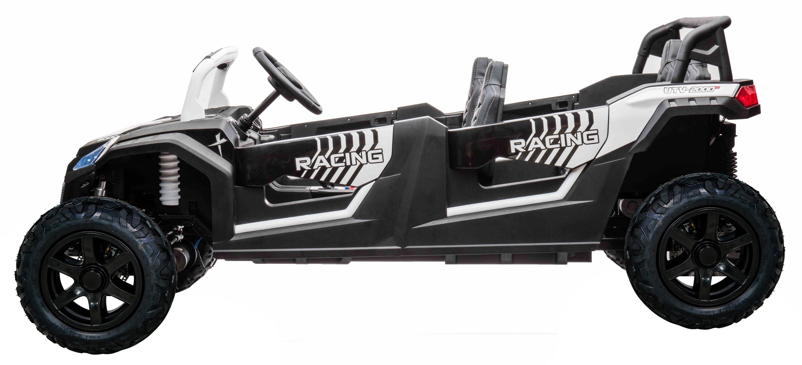 Buggy na akumulator za 4 osobe ATV RACING UTV2000 4x4 - bijeli