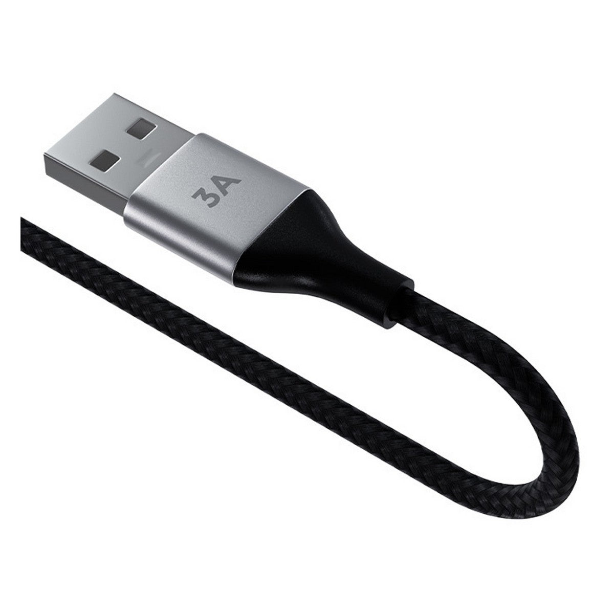 ALLITY kabel USB-a na USB-c 1metar 3A CRNI