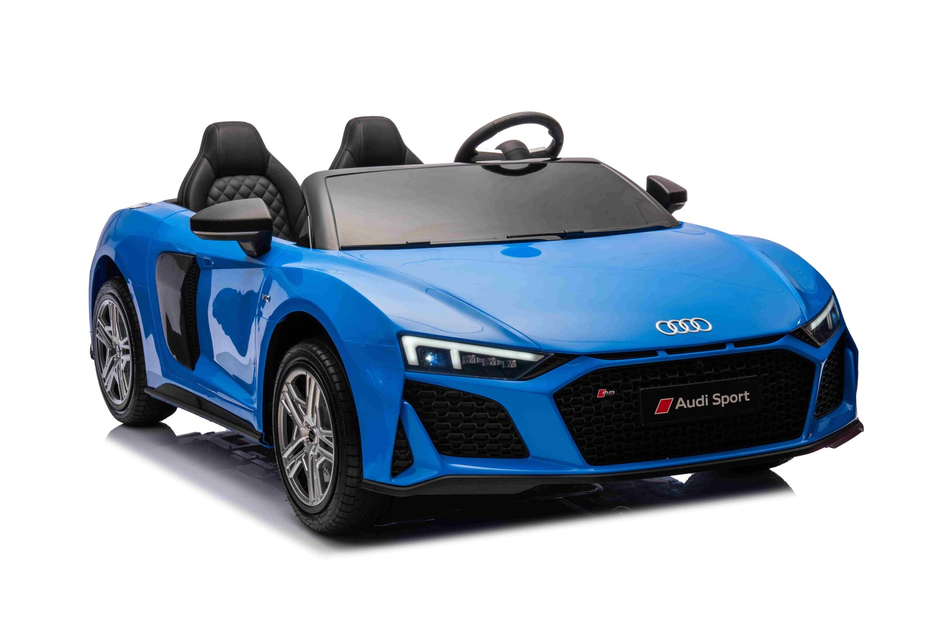 Licencirani auto na akumulator Audi R8 Spyder LIFT - dvosjed - plavi
