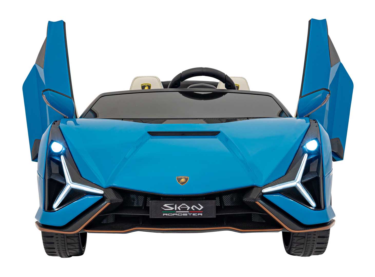 Licencirani auto na akumumulator Lamborghini SIAN 4x100W - dvosjed - plavi