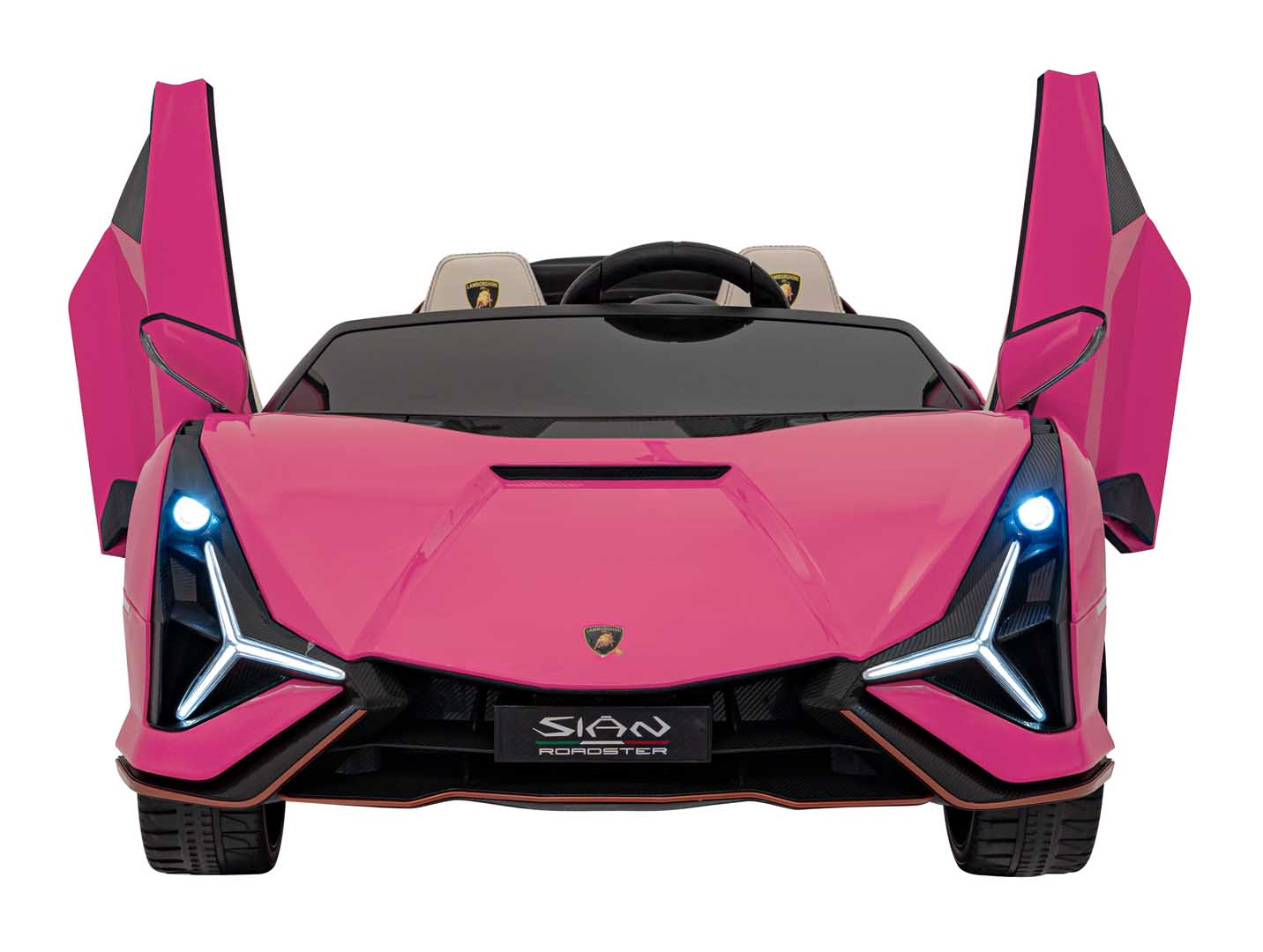 Licencirani auto na akumumulator Lamborghini SIAN 4x100W - dvosjed - rozi