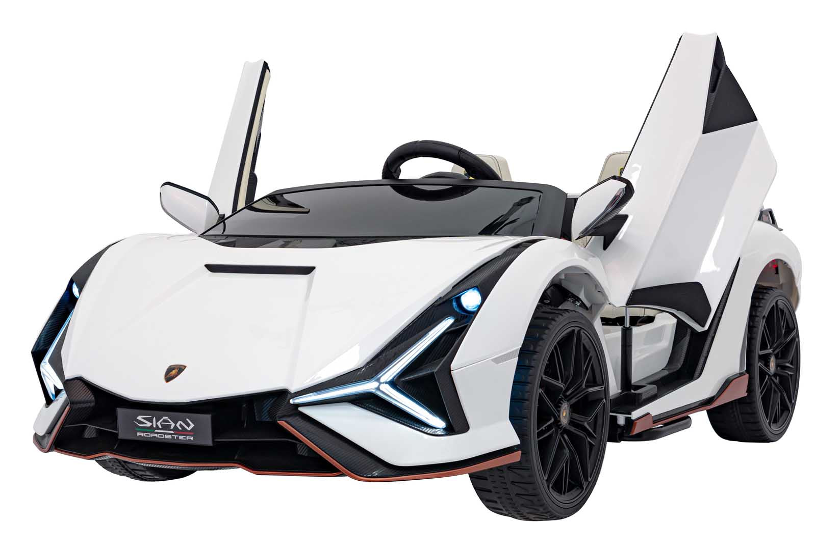 Licencirani auto na akumumulator Lamborghini SIAN 4x100W - dvosjed - bijeli