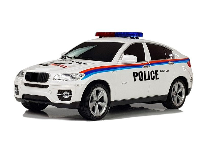 Auto na daljinsko upravljanje Police Coupe - bijeli