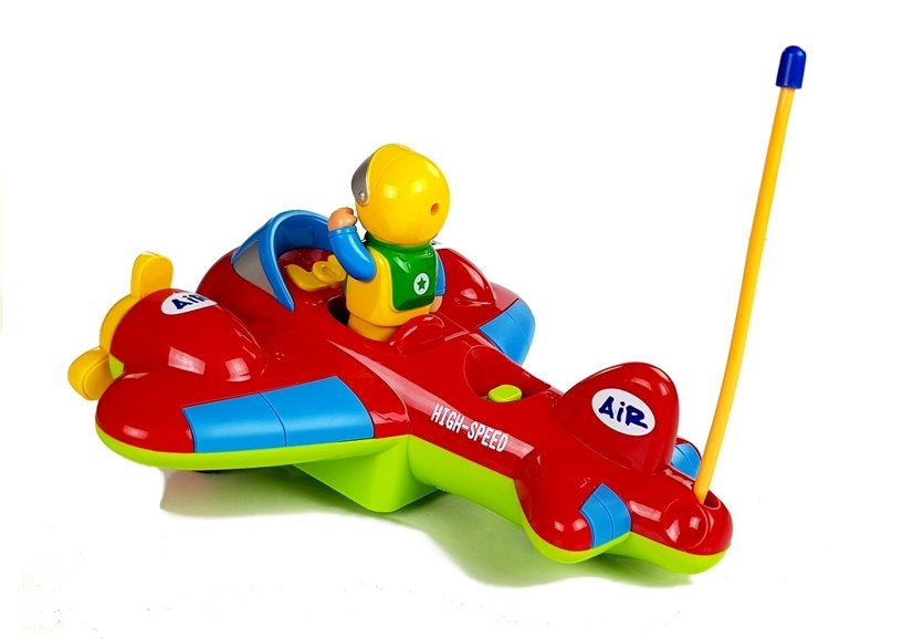 Avion na daljinsko upravljanje BABY - crveno/zeleni