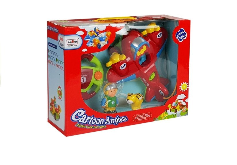 Avion na daljinsko upravljanje BABY - crveno/zeleni