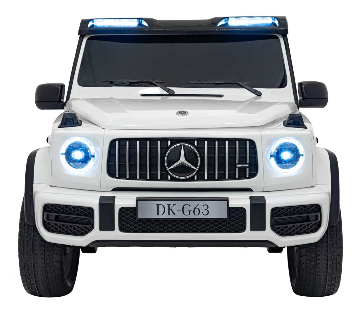 Licencirani auto na akumulator Mercedes Benz G63 AMG XXL 4x4 - dvosjed - bijeli