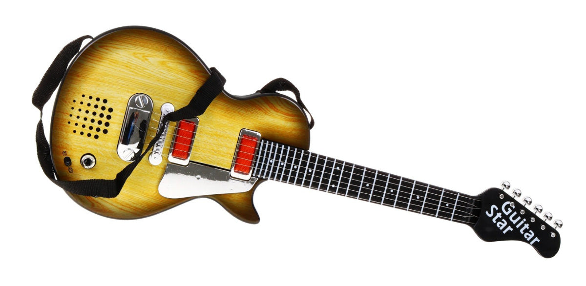 Dječja električna gitara Rock - smeđa