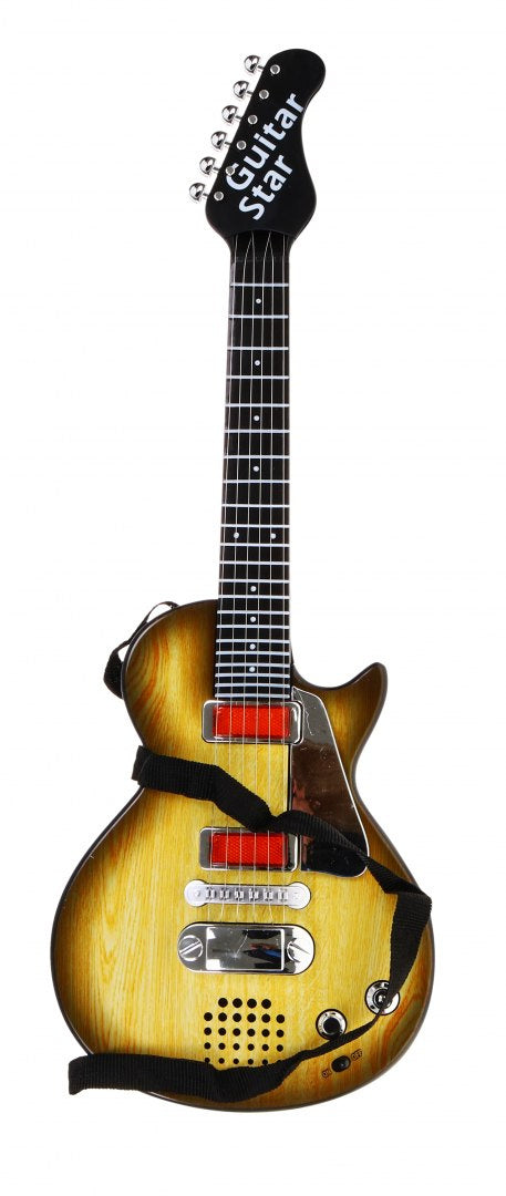 Dječja električna gitara Rock - smeđa