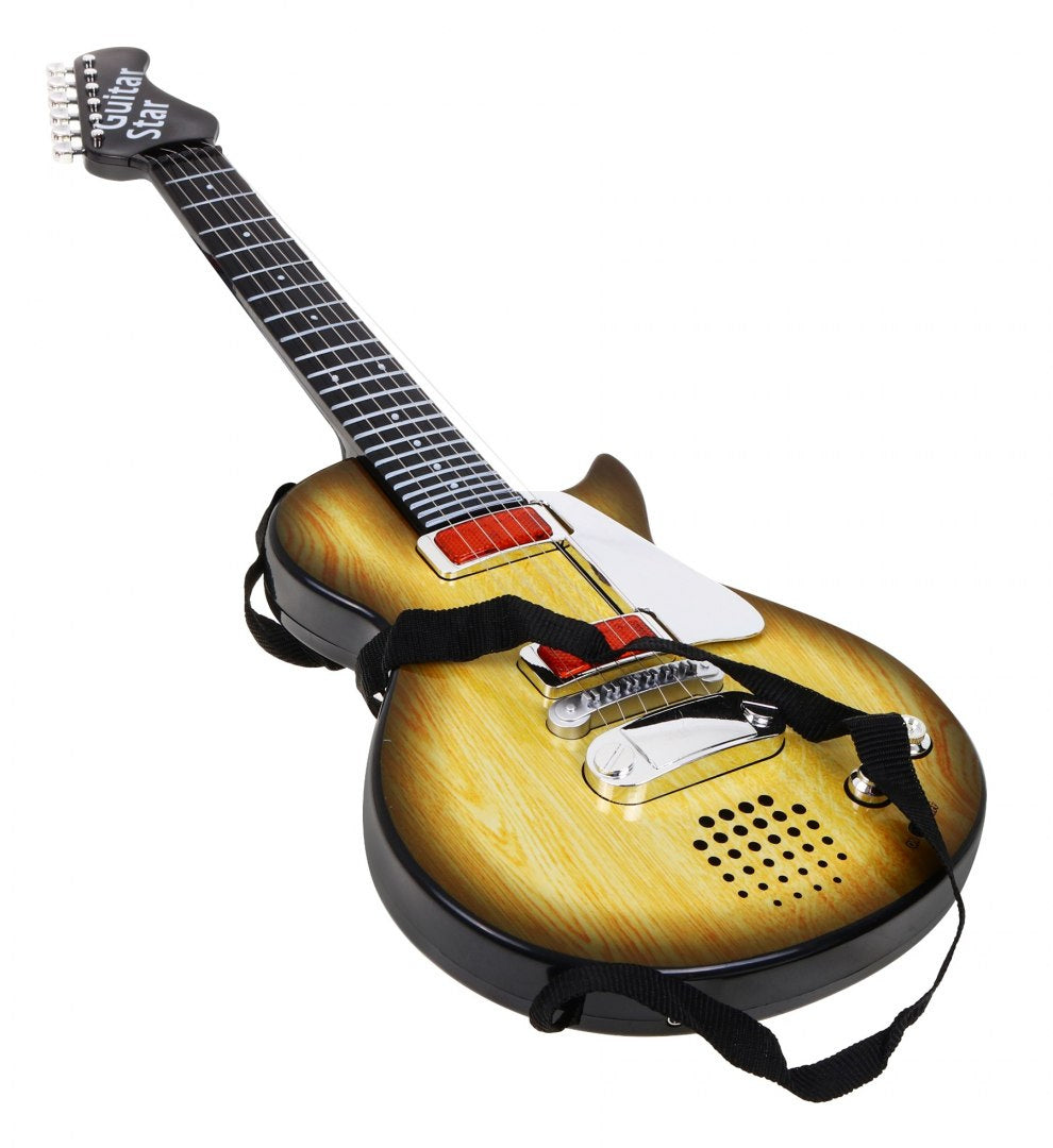 Dječja električna gitara Rock - smeđa