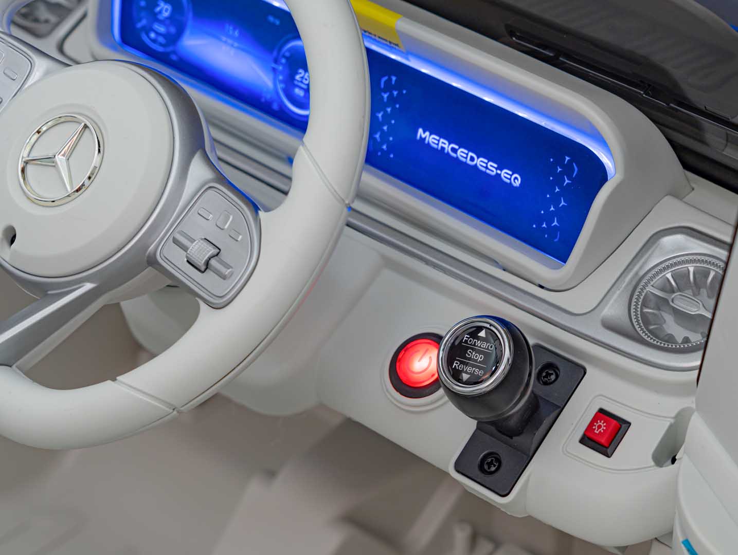 Licencirani auto na akumulator Mercedes Benz EQG 4x4 - bijeli