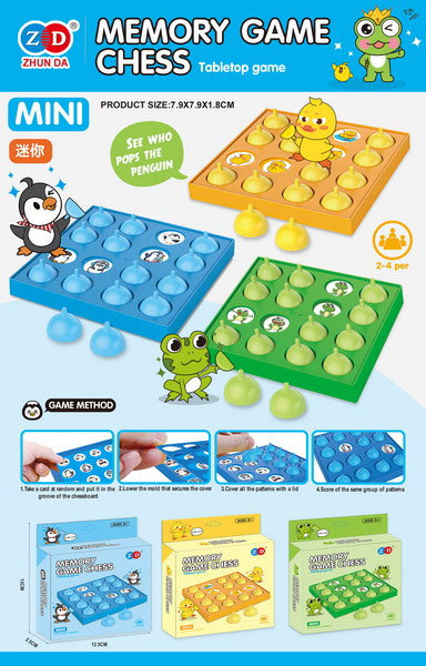 Memory Penguin Puzzle Game