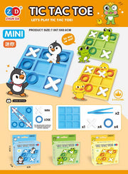 Penguin Tic-Tac-Toe Logic Game