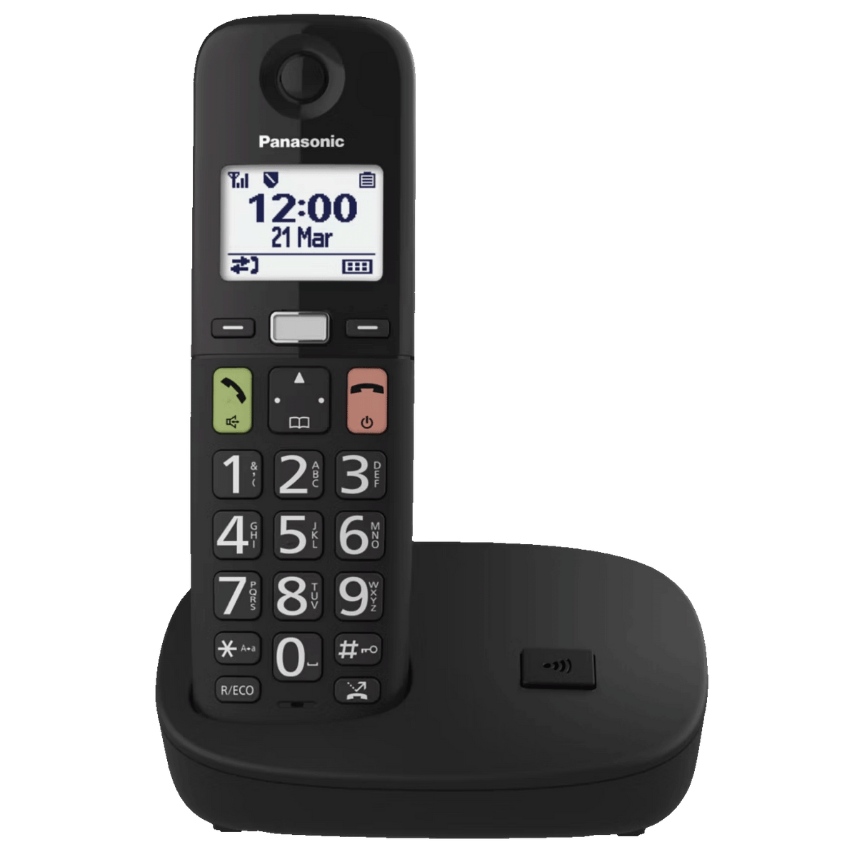 Panasonic Telefon bežični, DECT/GAP, 1.8" display, crna boja - KX-TGU110FXB