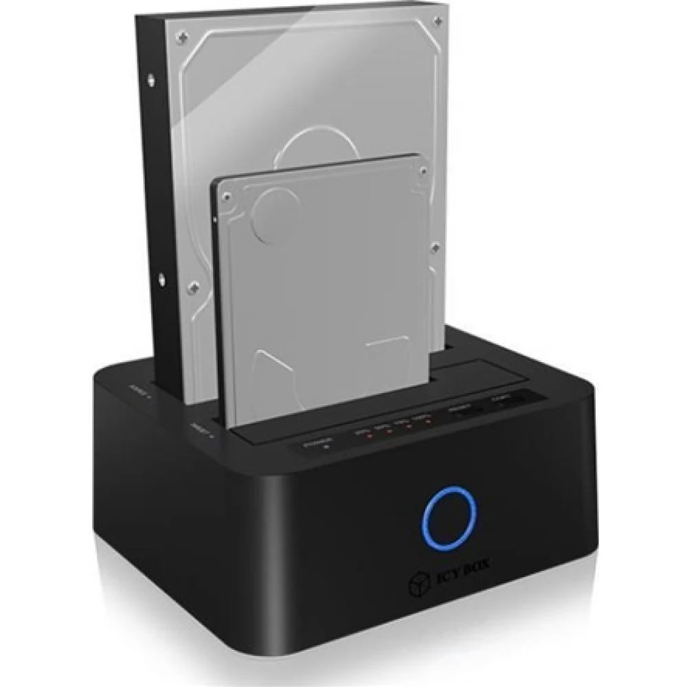 ICY BOX IB-1232CL-U3 USB 3.2 Gen 1 (3.1 Gen 1) Type-A Crno