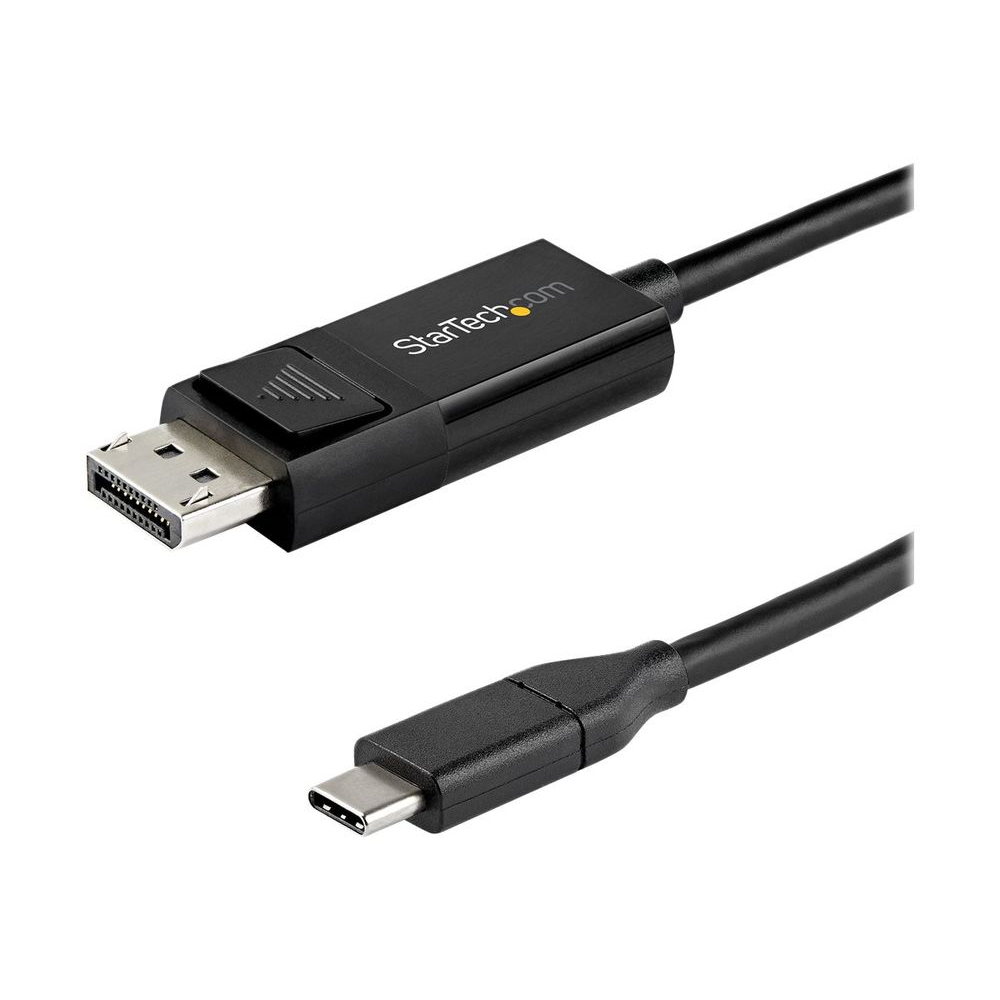 StarTech.com CDP2DP142MBD prilagodnik za video kabel 2 m USB Tip-C DisplayPort Crno