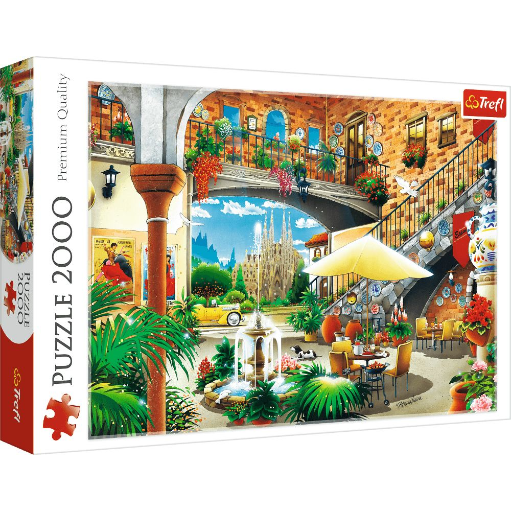 Trefl 27105 puzzle Konturna zagonetka 2000 kom Građevine