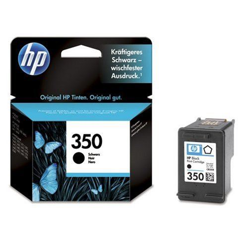 HP 350 Black Original Ink Cartridge spremnik s tintom 1 kom Standardni prinos Crno