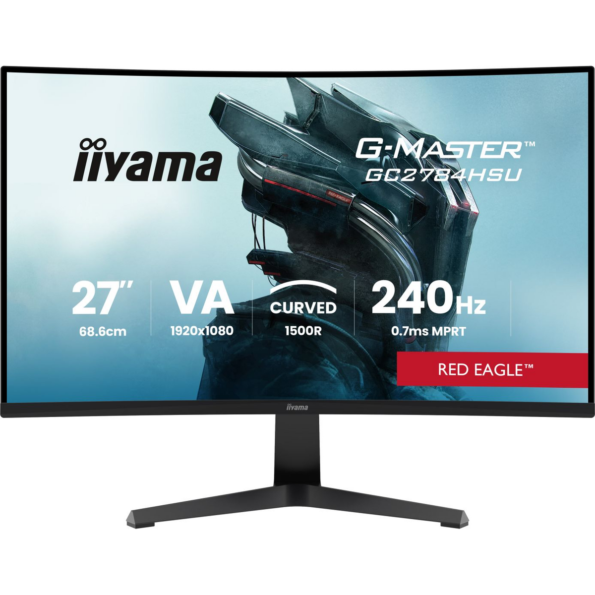 iiyama G-MASTER GC2784HSU-B1 27" 240H računalni monitor 68,6 cm (27") 1920 x 1080 pikseli Crno