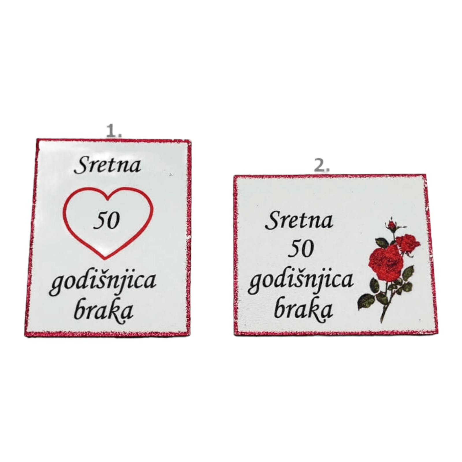 50. házassági évforduló  Š12446 Hűtőmágnes
