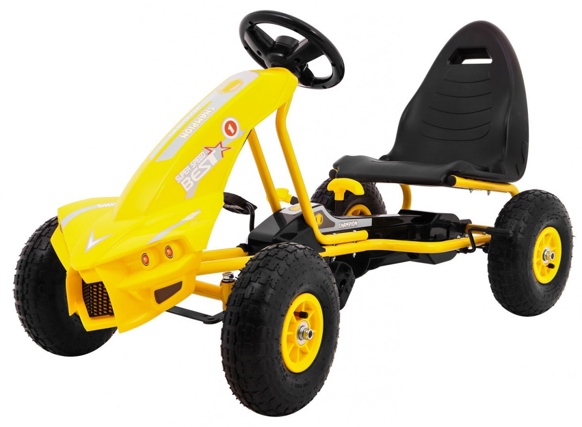 Go-kart na pedale Chamiopn - žuti