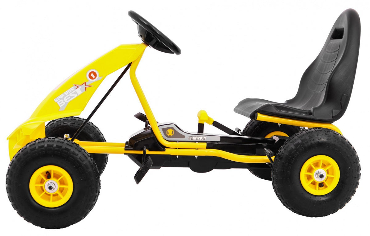 Go-kart na pedale Chamiopn - žuti