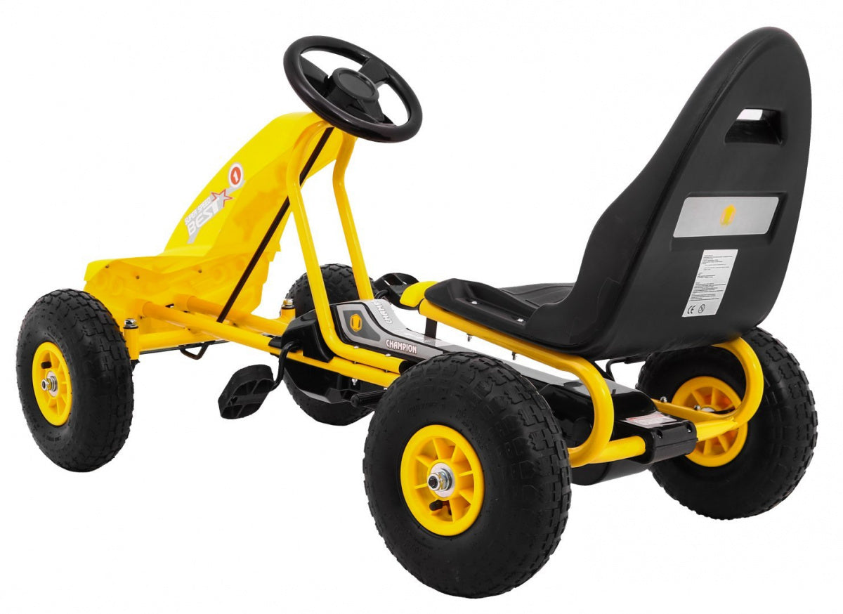 Go-kart na pedale Chamiopn - žuti