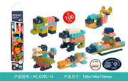 Set mekanih kockica za slaganje 100elemenata