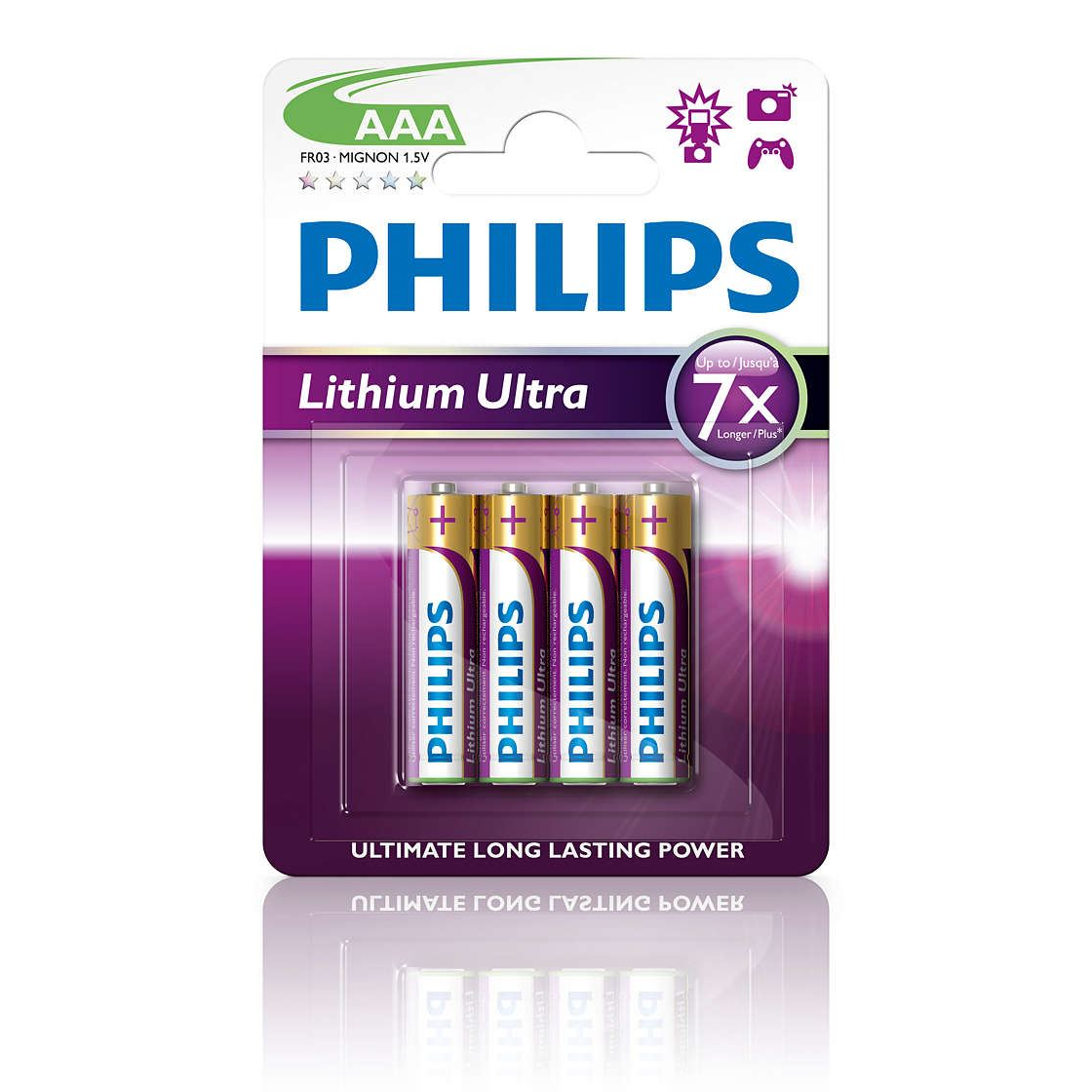 Philips Lithium Ultra FR03LB4A/10 baterija za kućanstvo Punjiva baterija AAA Litij