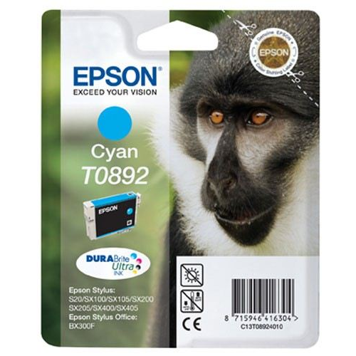 Epson Monkey T0892 spremnik s tintom 1 kom Original Plavo