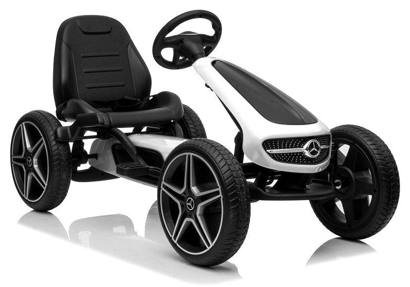 Go-kart na pedale Mercedes XMX610 - bijeli