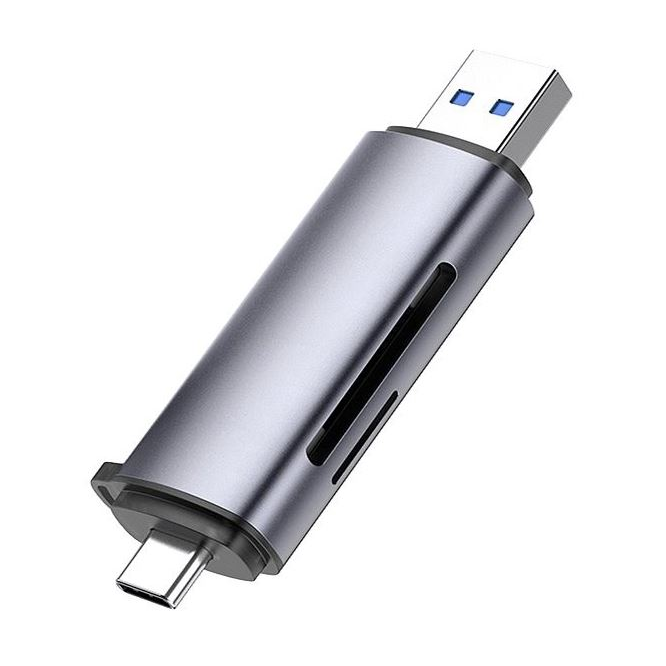 Ugreen 50706 čitač kartica USB/Micro-USB Srebro