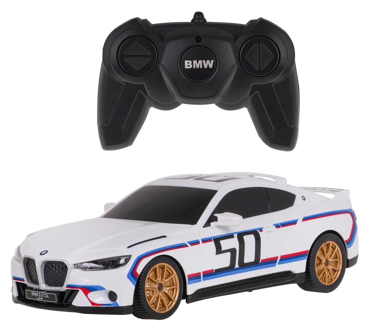 Licencirani auto na daljinsko upravljanje 1:24 BMW 3.0 CSL RASTAR - bijeli
