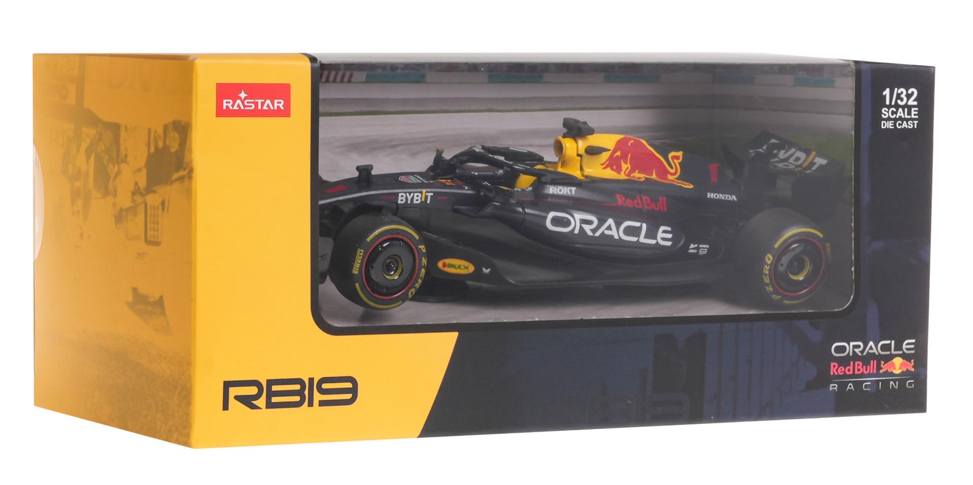 Metalna formula 1:32 Red Bull F1 RB19 RASTAR - crno/žuta