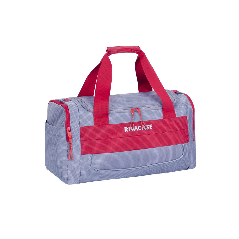 Torba - putna RivaCase 5235 Mercantour Grey/Red 30L Duffle bag